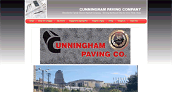 Desktop Screenshot of cunninghampaving.com