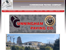 Tablet Screenshot of cunninghampaving.com